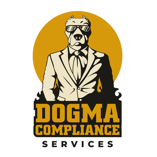 Suit design with the title 'dogma'