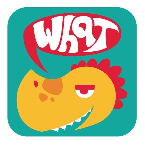 App illustration with the title 'Dinosaur Mascot Icon 2'