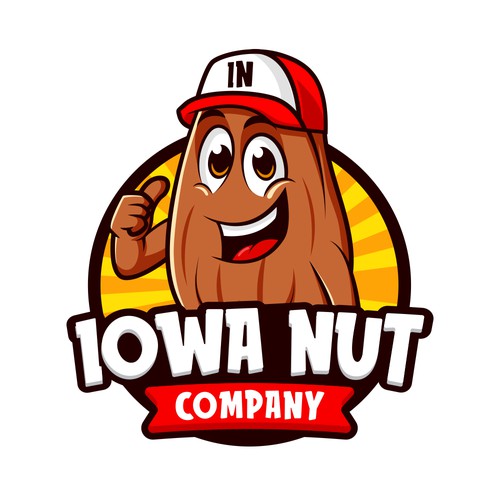 Nut logo with the title 'Fun Nut Cartoon'