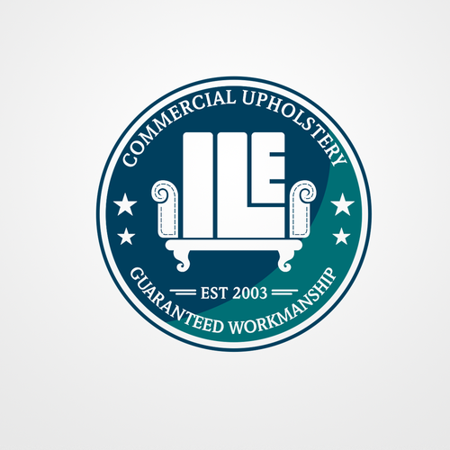 Casino design with the title 'Ile Commercial Upholstery'