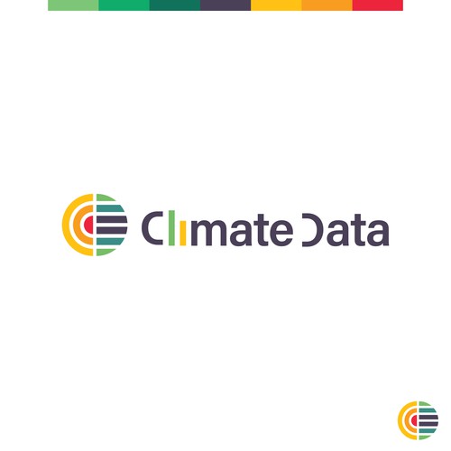 Climate design with the title 'logo concept for a climate analytics website'
