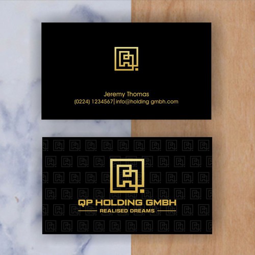 Strong brand with the title 'QP Holding GmbH'
