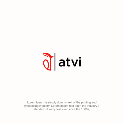 A brand with the title 'Bold woodpecker in 'a' shape'