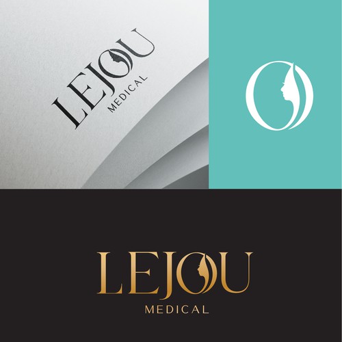 Lips design with the title 'LEJOU MEDICAL'