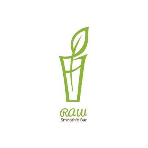 Smoothie logo with the title 'Logo design for smoothie bar studio'