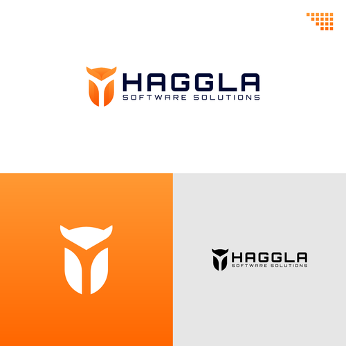 Developer logo with the title 'Haggla Logo'