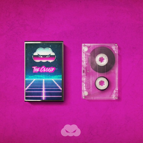 80s design with the title 'The cloud'