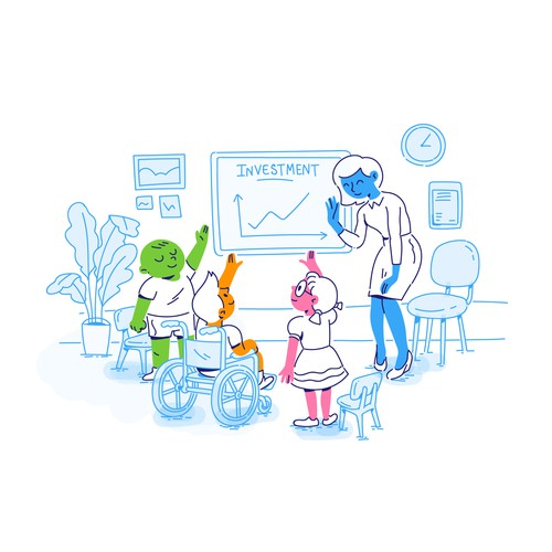 Blue artwork with the title 'Blue Ocean Financial Strategies Inc.'