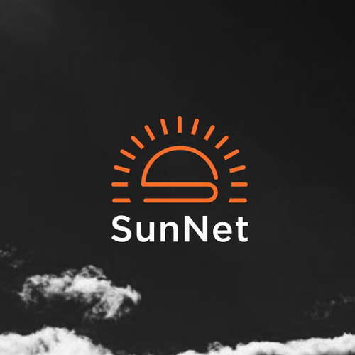 Creative brand with the title 'sun logo'