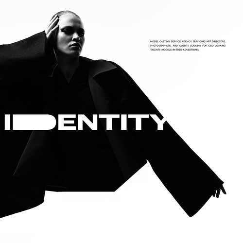 Beauty brand with the title 'Unique brand image for a new trendsetting global model agency'