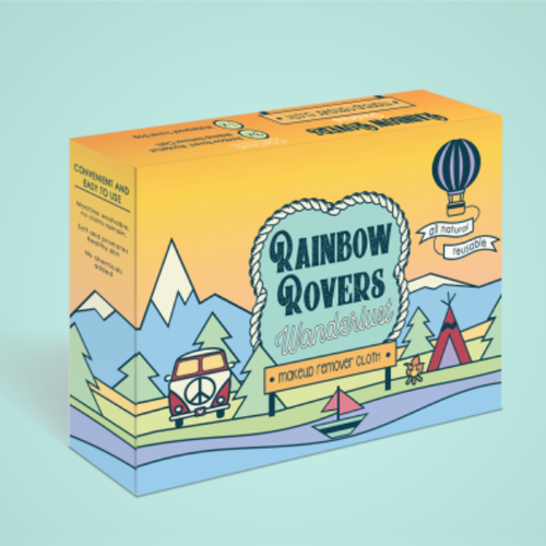 Travel packaging with the title 'Bright Packaging for Cosmetic Product'