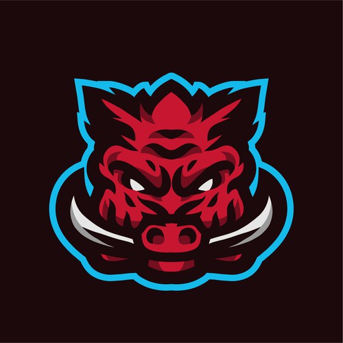 Boar logo with the title 'Central Arkansas Sports Academy'