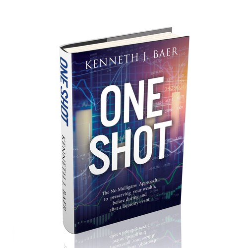 Financial book cover with the title 'A Book Cover Design for Economy Book'