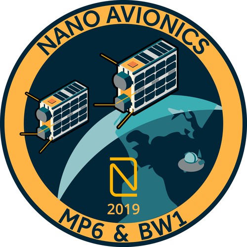 Patch design with the title 'Nano-Avionics Concept'