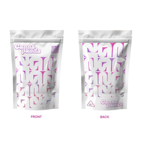 Weed packaging with the title 'Cannapanda '