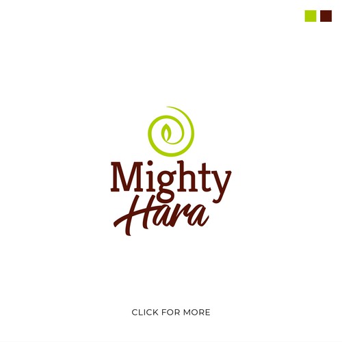 Packaging logo with the title 'Logo design entry for Mighty Hara'