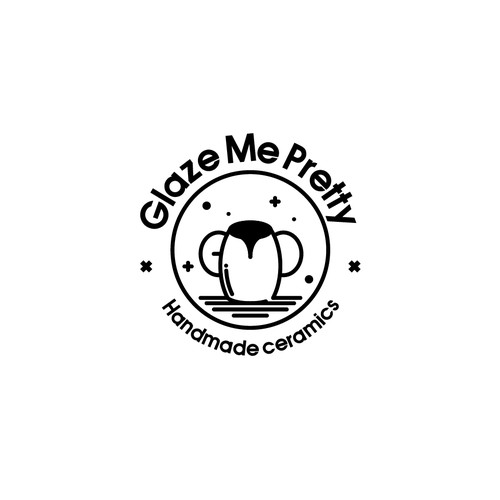 Pottery logo with the title 'cup'