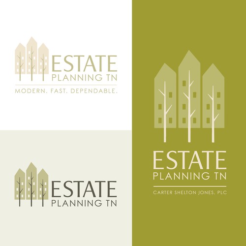 Inviting design with the title 'Logo Concept for an Estate Planning Law Firm'