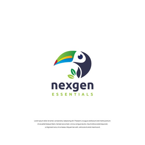 Toucan logo with the title 'nexgen logo'