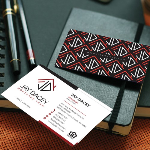 Real estate brand with the title 'Logo and Brand Identity for Mortgage Brand'