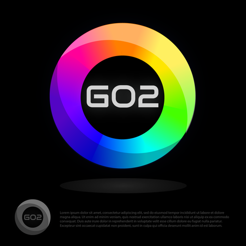 LED lighting design with the title 'Logo for LED company'