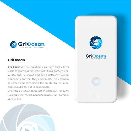 Wave brand with the title 'Modern a platform interact with films, content universes, and TV shows Logo'