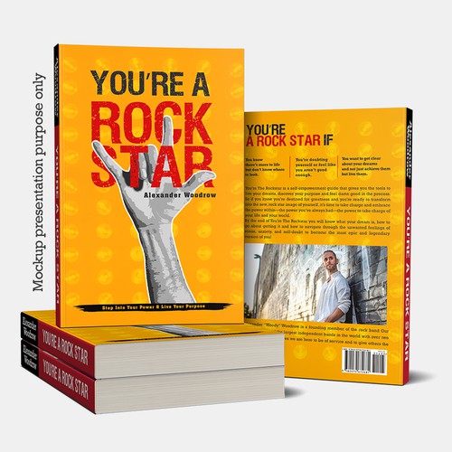 Publication design with the title 'Rock Band Book Cover'