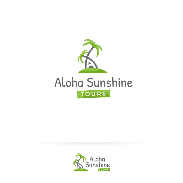Pacific logo with the title 'Fun and inviting logo for a Tourist Agency'