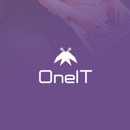 IT logo with the title 'Cyber icon'