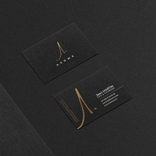 Architect brand with the title 'Axome - Logo & Identité visuelle'