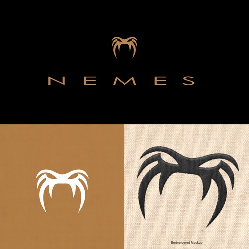 Pharaoh design with the title 'Nemes Logo Design'