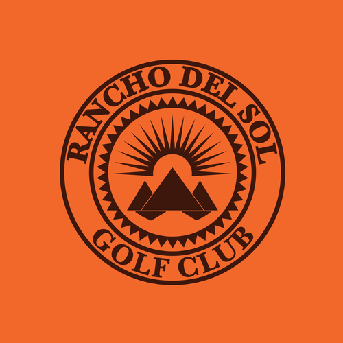 Golf brand with the title 'Rancho Del Sol - Golf Club'