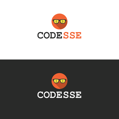Eyeglass logo with the title 'Codesse Logo Submission'