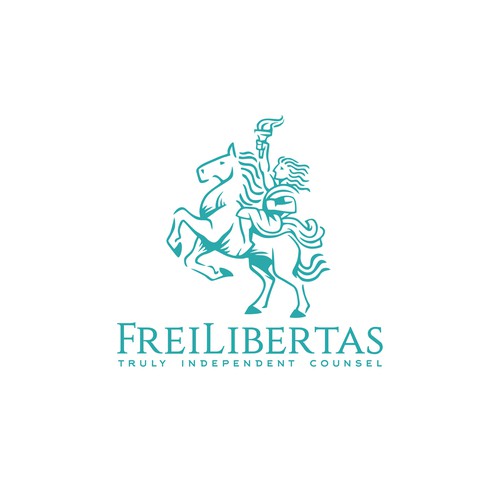 Greek logo with the title 'libertas'