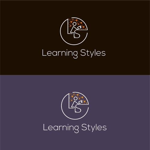 Learning logo with the title 'modern-chic-logo-learning-center-children'