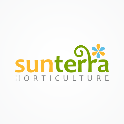 Horticulture design with the title 'Create a fresh logo for a burgeoning greenhouse supplier'