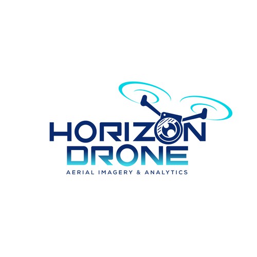 Drone photography logo with the title 'Drone'