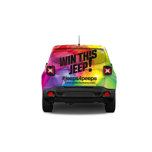 Jeep design with the title 'Smile '