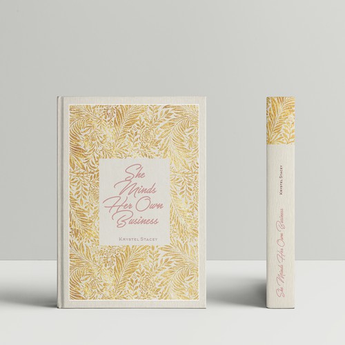 Girly book cover with the title 'book cover '