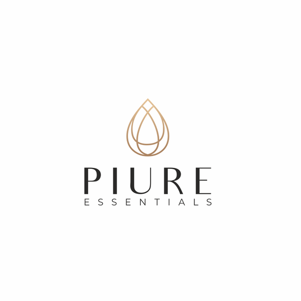 Pure design with the title 'Elegant logo design'