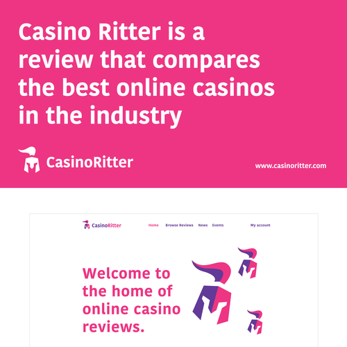 Casino logo with the title 'Casino Ritter Branding'