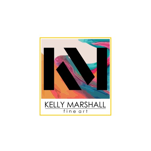 Fine Art logo with the title 'KELLY MARSHALL'