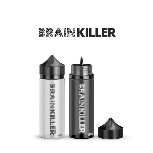 Killer logo with the title 'Brain Killer Logo Design'