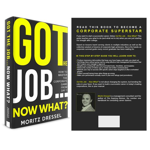 Education book cover with the title 'Book cover for business company.'