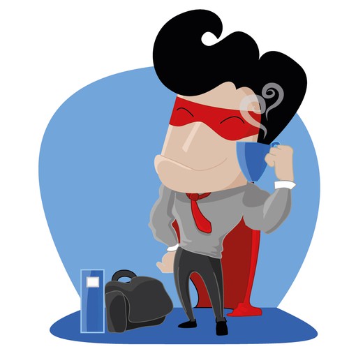 Hero artwork with the title 'office hero'