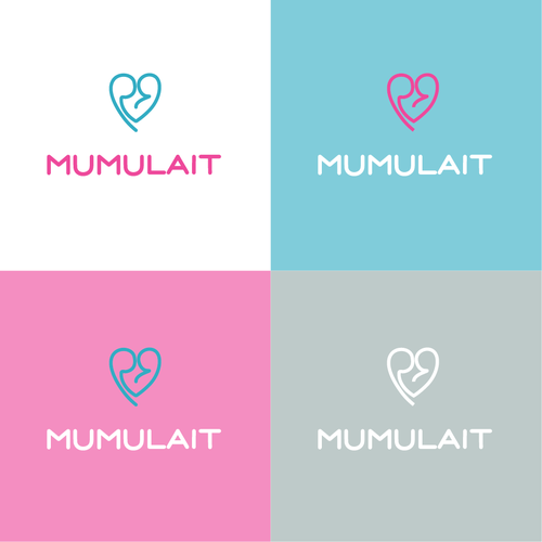 Mom design with the title 'Logo for cloth brand focused on breastfeeding mothers'