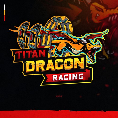 Esports design with the title 'High-Impact Video Game Logo about Jumpgates, Dragons and Jet Fighting!.'