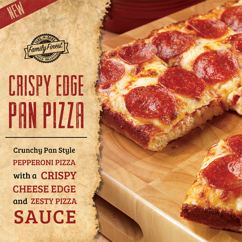 Pizza packaging with the title 'Pizza Packaging'