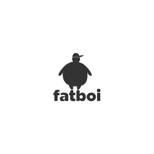Hat design with the title 'fatboi'