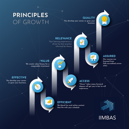 Infographic artwork with the title 'Blue shadow-gradient flow graphic'